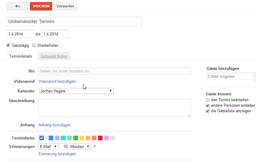 Google Kalender Kostenlos Termine Anlegen