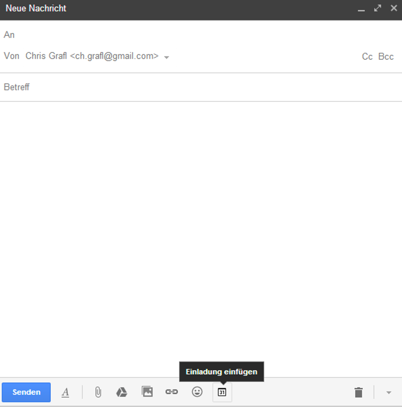 Termineinladungen mit Gmail