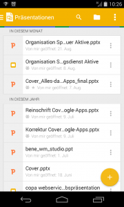 Google Präsentationen Office-App jetzt auch für iOS-Geräte verfügbar