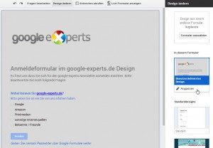 Einführung von individuellen Designs bei Google Formularen