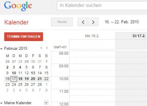 Google Kalender App Überblick