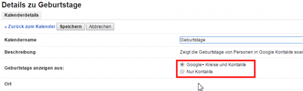 Im Google Kalender Geburtstage verwalten - Arbeiten mit dem Google