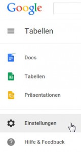 Google Docs auf deutsch einstellen