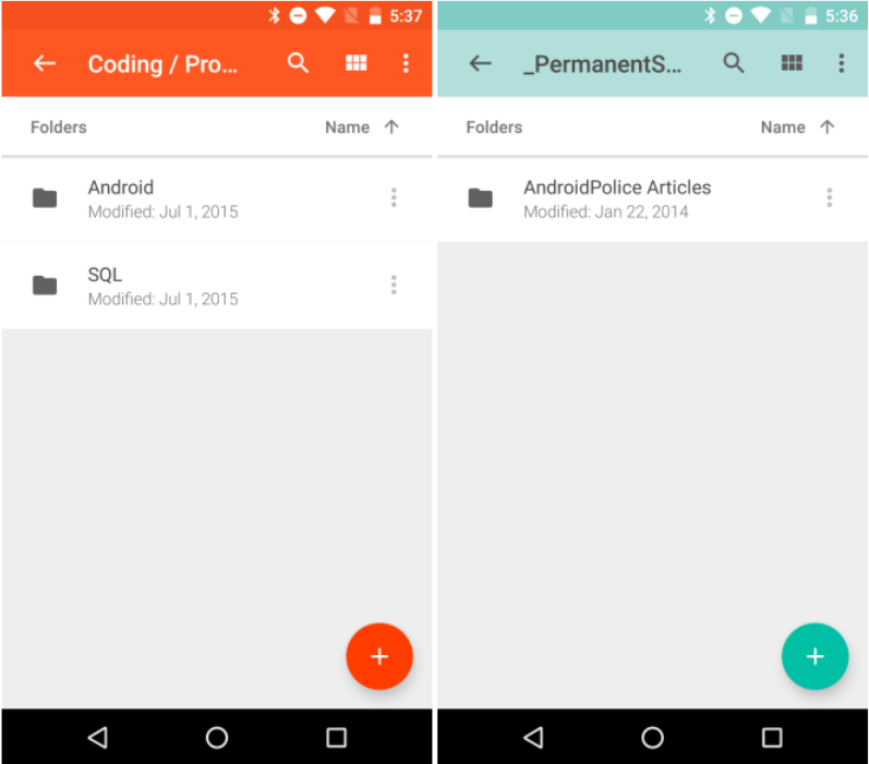 Update für Google Drive Android App