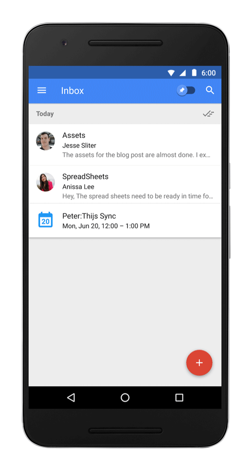 Inbox by Gmail Update