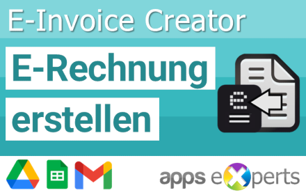 E-Invoice Creator E-Rechnung Add-on