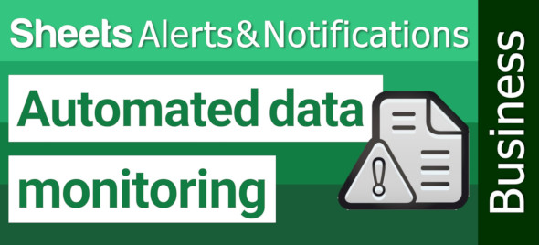 google sheets alerts and notifications add-on business