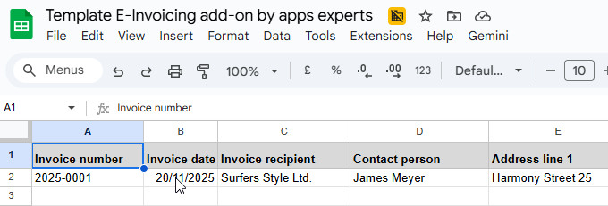 E Invoice Creator en 6 E Invoice Creator en 6