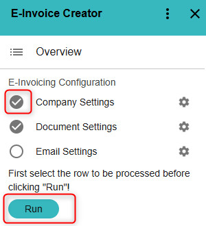 E Invoice Creator en 7