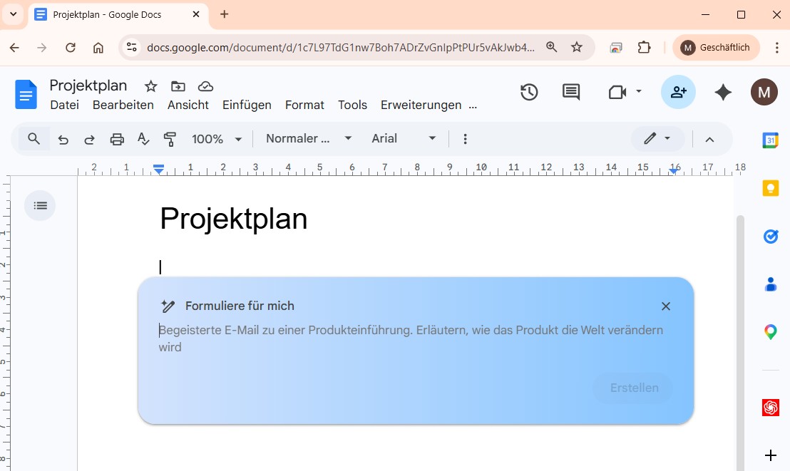 Gemini in Google Workspace Apps