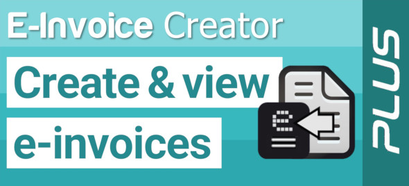 google workspace e-invoice creator add-on plus version